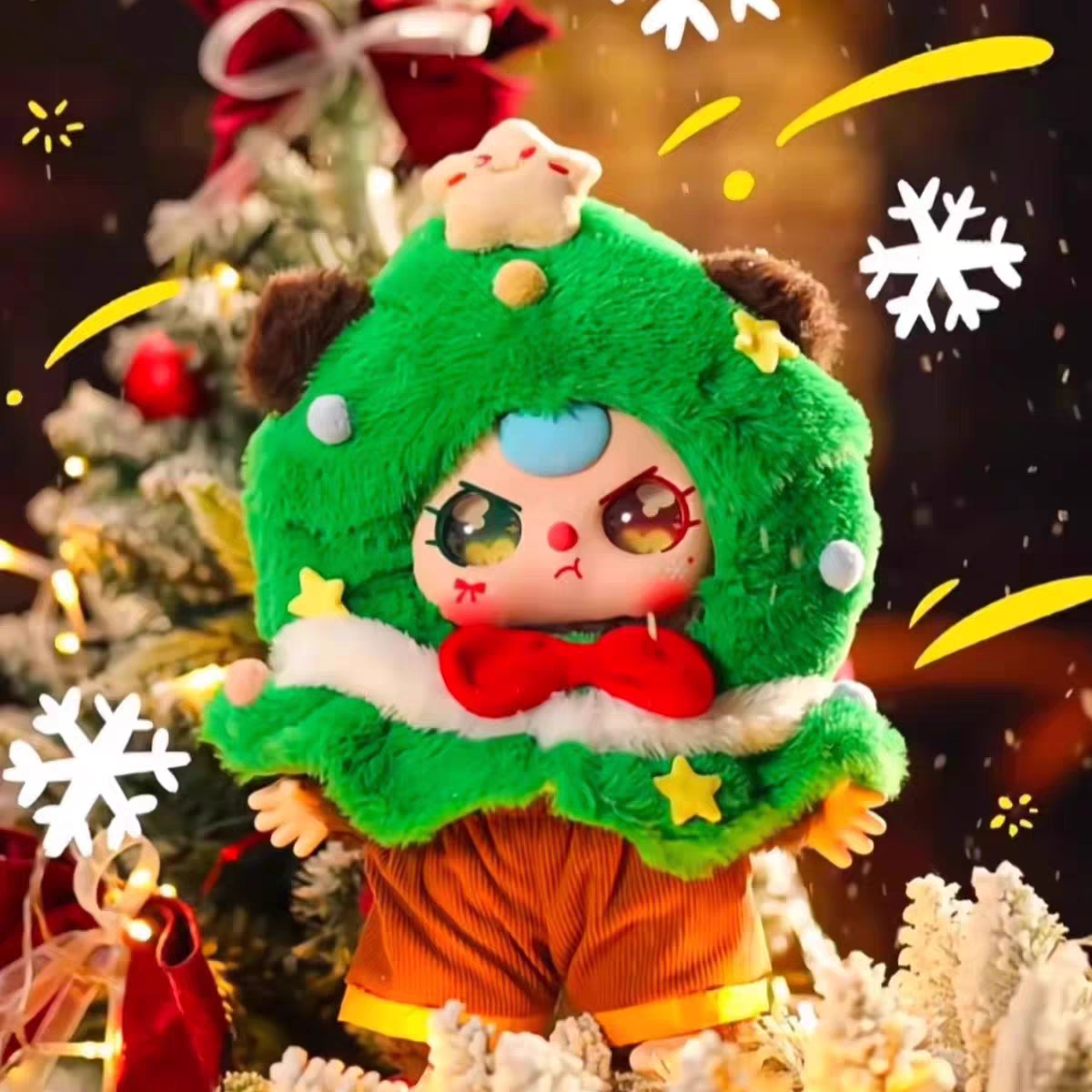 【平拆】娃三岁【merry christmas圣诞快乐400体】4毛绒系列毛绒盲盒