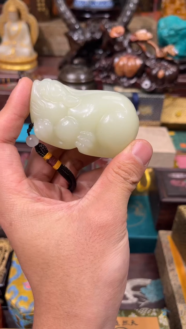 【闪购商品】和田玉把件未镶嵌52羊羊羊羊羊羊羊羊