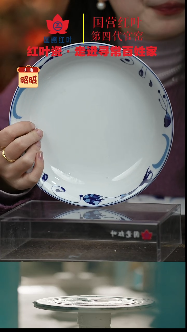 陶瓷1个正价8英寸清游呙盘-雅律