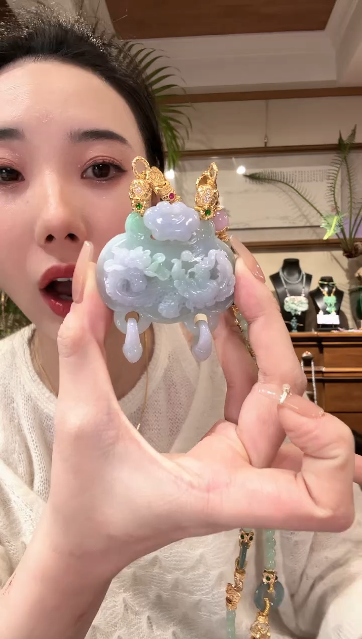 【闪购商品】翡翠颈饰未镶嵌国风