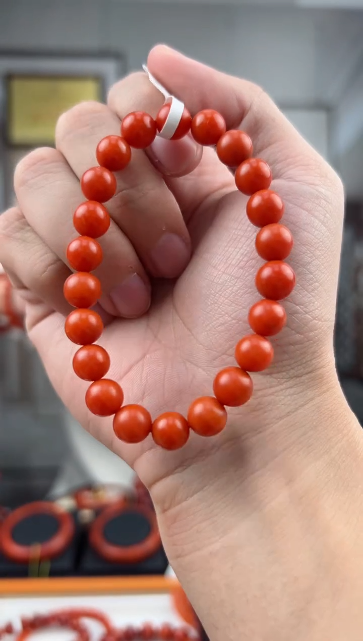 【闪购商品】南红玛瑙单圈未镶嵌@T05602@8MM