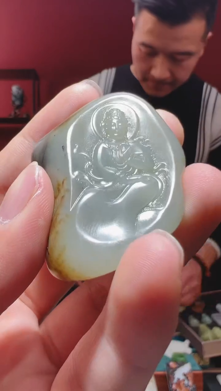 【闪购商品】和田玉吊坠(不含链)未镶嵌1