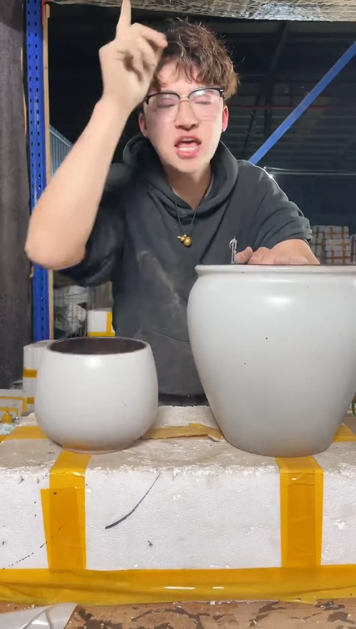 紫砂花盆宜兴紫砂粗陶花盆19-21