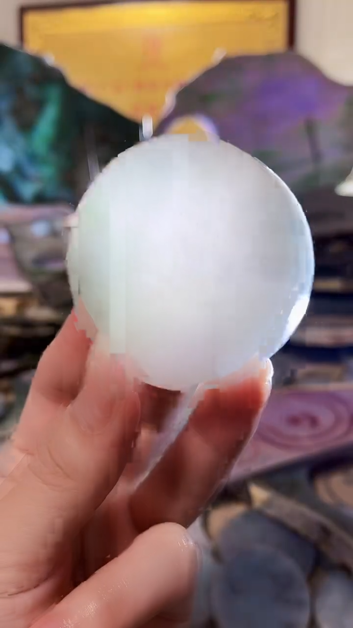 【闪购商品】翡翠颈饰未镶嵌A货白文1913