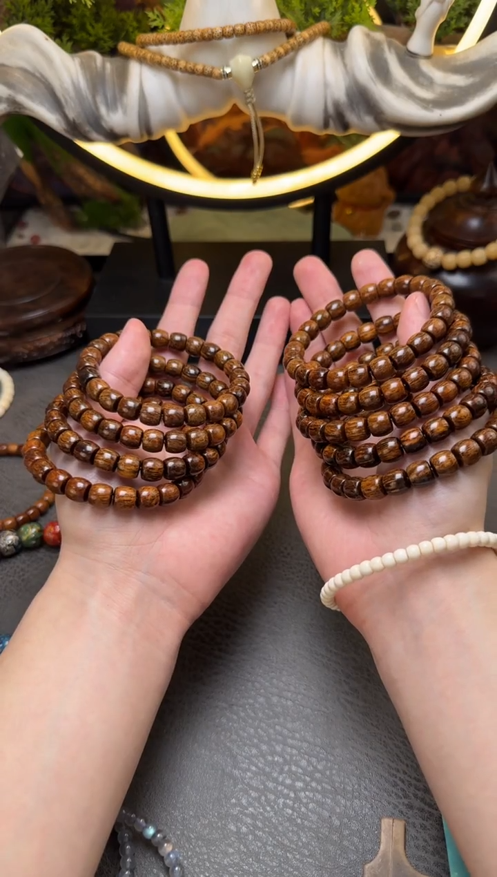 贡木手串/手链贡木7*8精工直切单圈