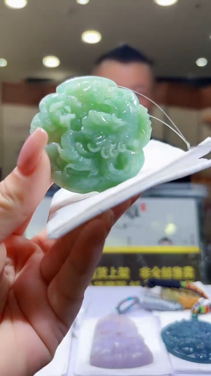 未镶嵌定制翡翠17/1217/C/花鸟