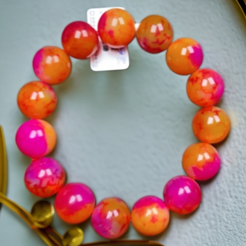 非金属珐琅手链 精美时尚饰品龙心九叶14mm