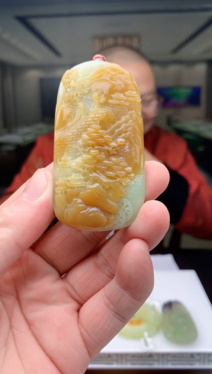 【闪购商品】定制和田玉Boss阳天然和田玉（拍一发一）