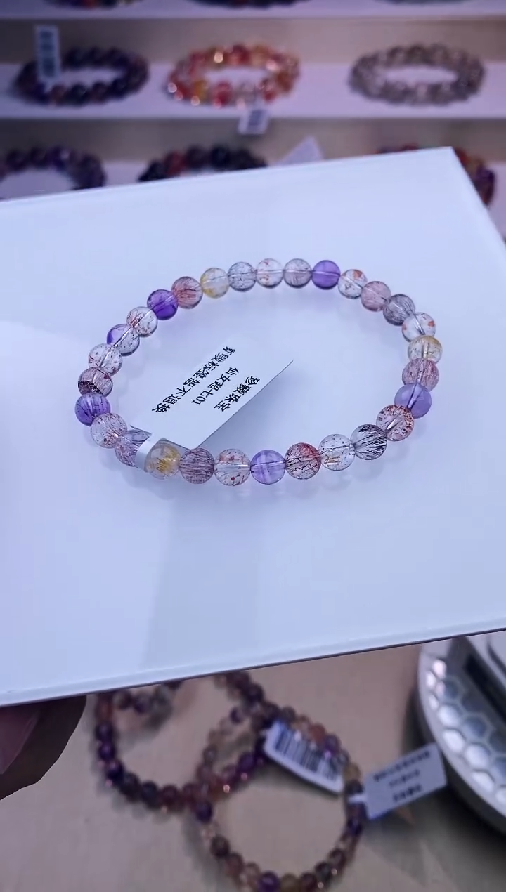 未镶嵌手串水晶仙女超七6m+
