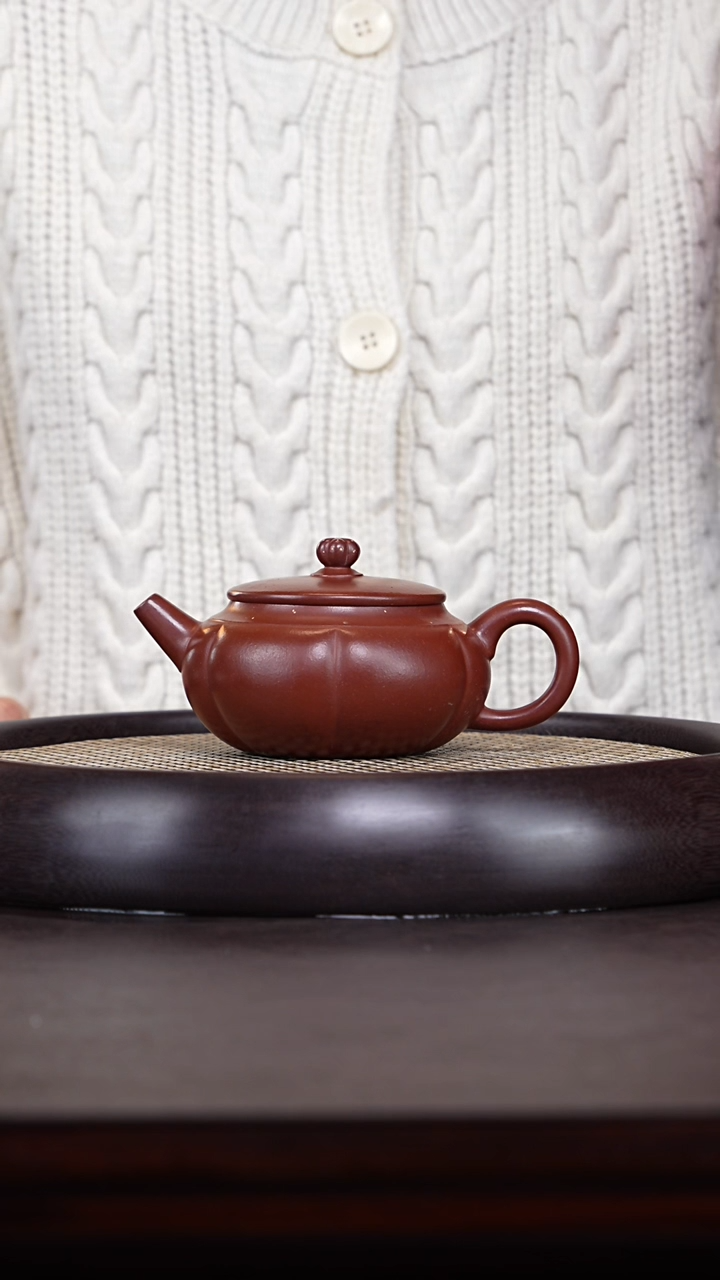 【闪购商品】紫砂茶壶十竹斋15-42 筋纹紫砂壶