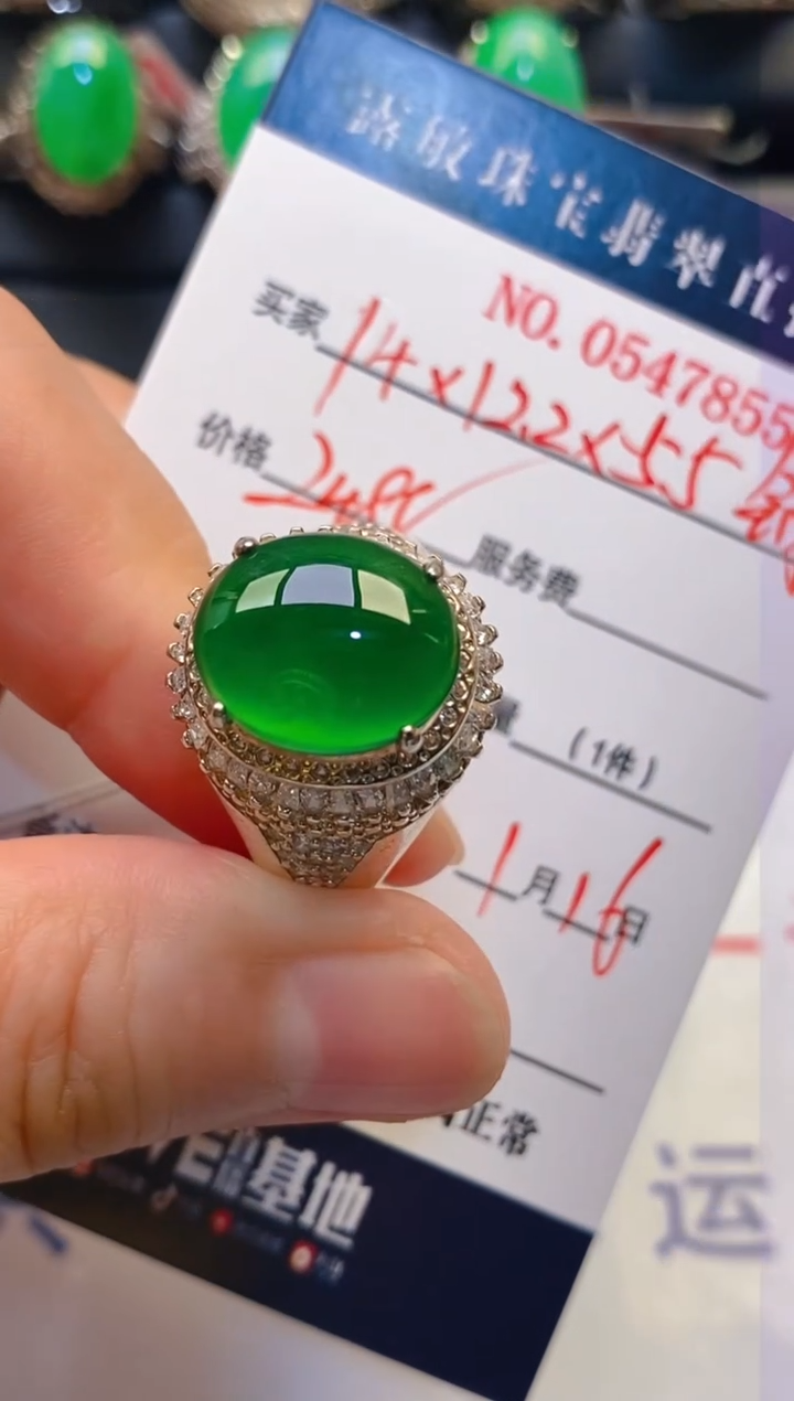 【闪购商品】翡翠耳饰未镶嵌天然A货翡翠1