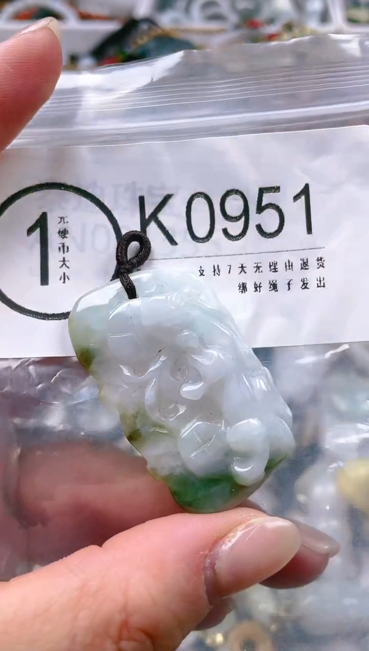 【闪购商品】翡翠颈饰未镶嵌/K/翡翠A货一图一物