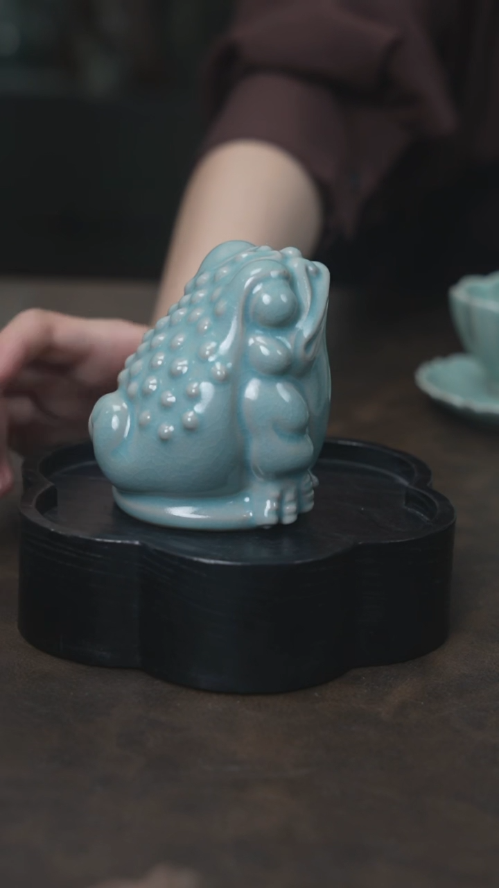三足金蟾 宝丰宋官窑原产地