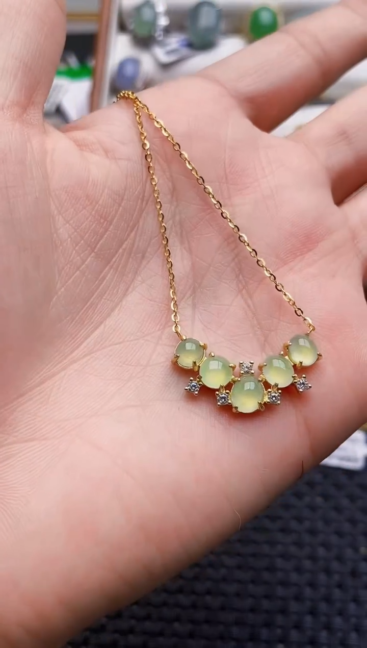 银S925镶嵌戒指翡翠2866