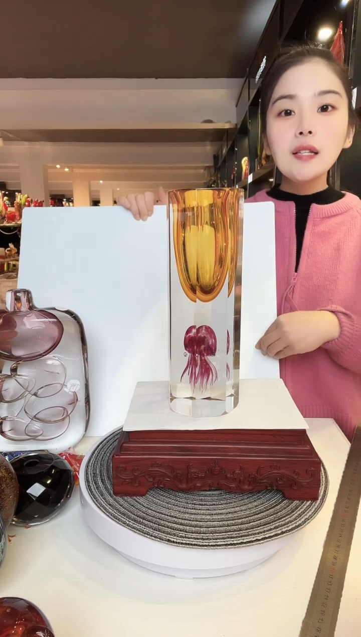 【闪购商品】茶盏琉璃摆件家居摆件