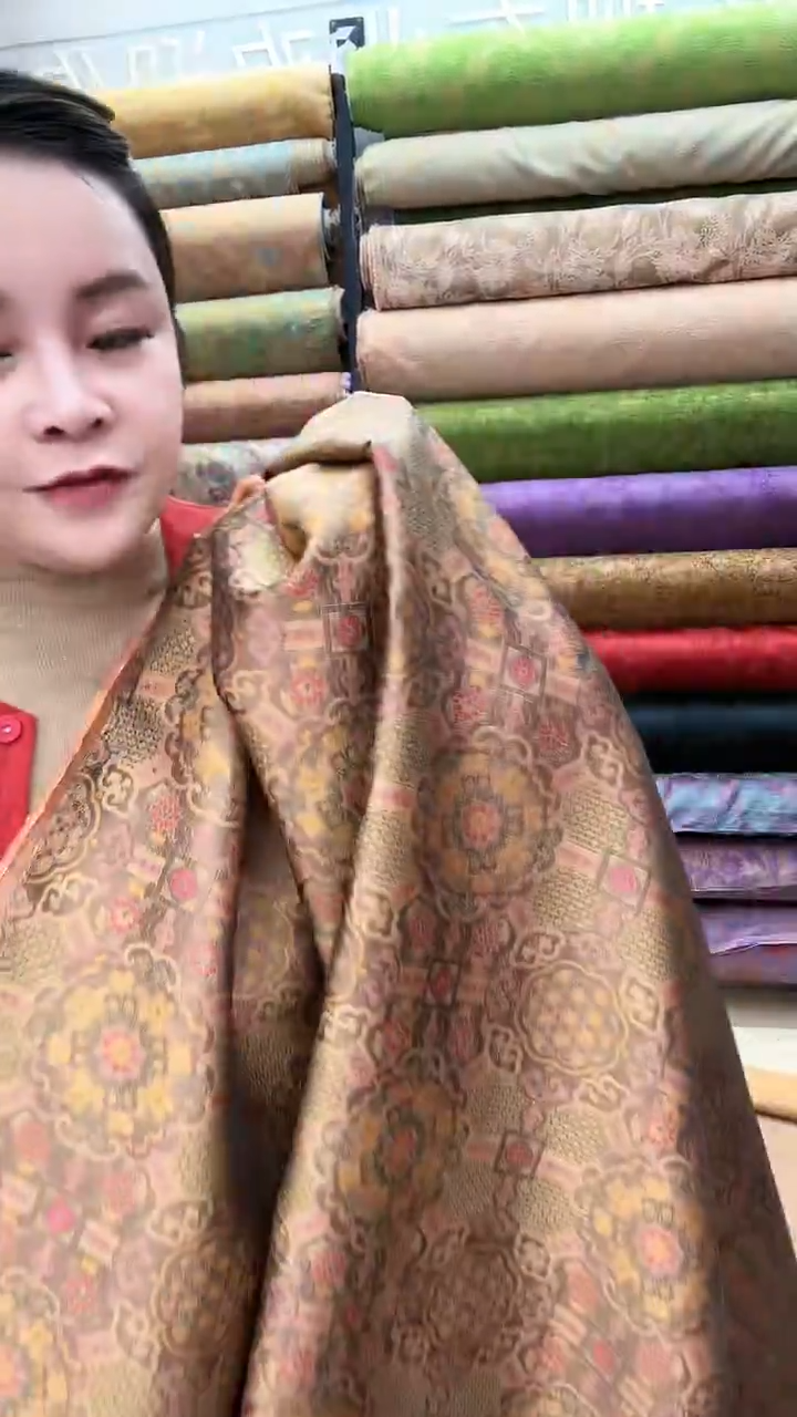 10号黄色八大运宋锦1.5米