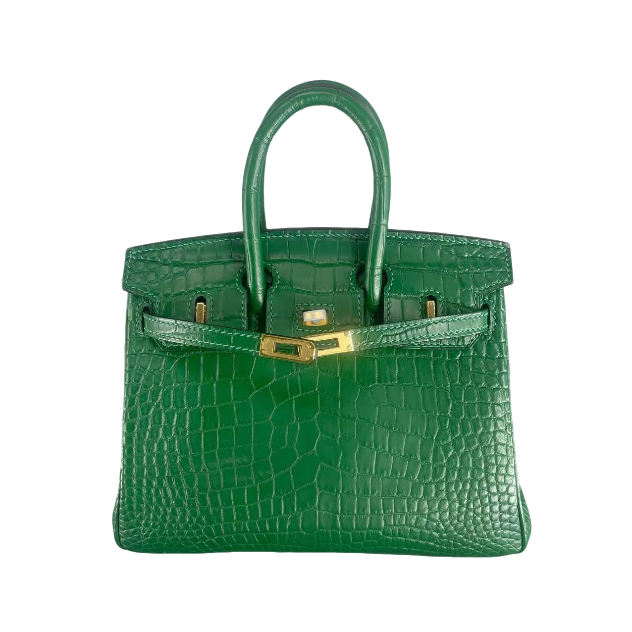 蛇年礼盒HiGH END高定轻奢BK20CM雾面湾鳄鱼皮气质单肩斜跨手提包