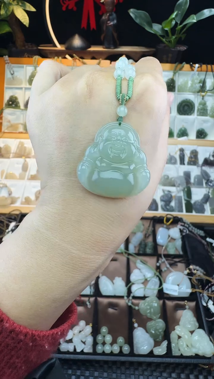 【闪购商品】和田玉颈饰未镶嵌35特价佛公