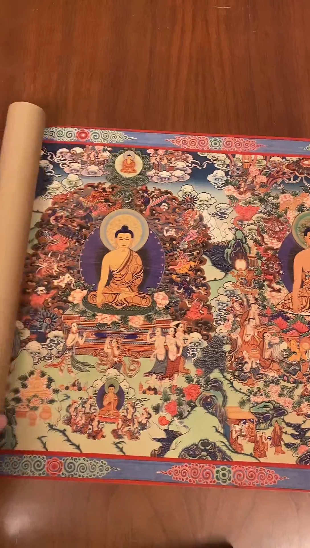 装裱画精美唐卡tk16170