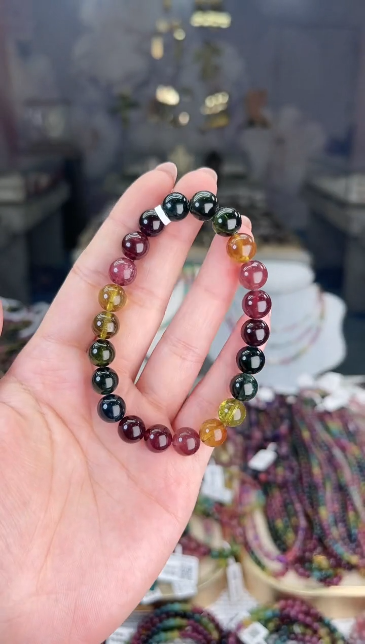 【闪购商品】碧玺/未镶嵌8mm+碧玺单圈多样性发货