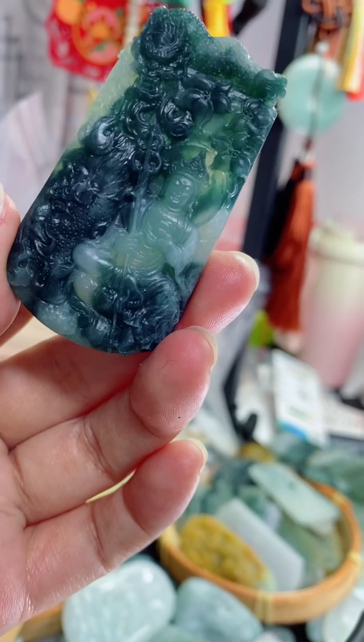 【闪购商品】定制翡翠定制毛货未镶嵌定制毛货03994