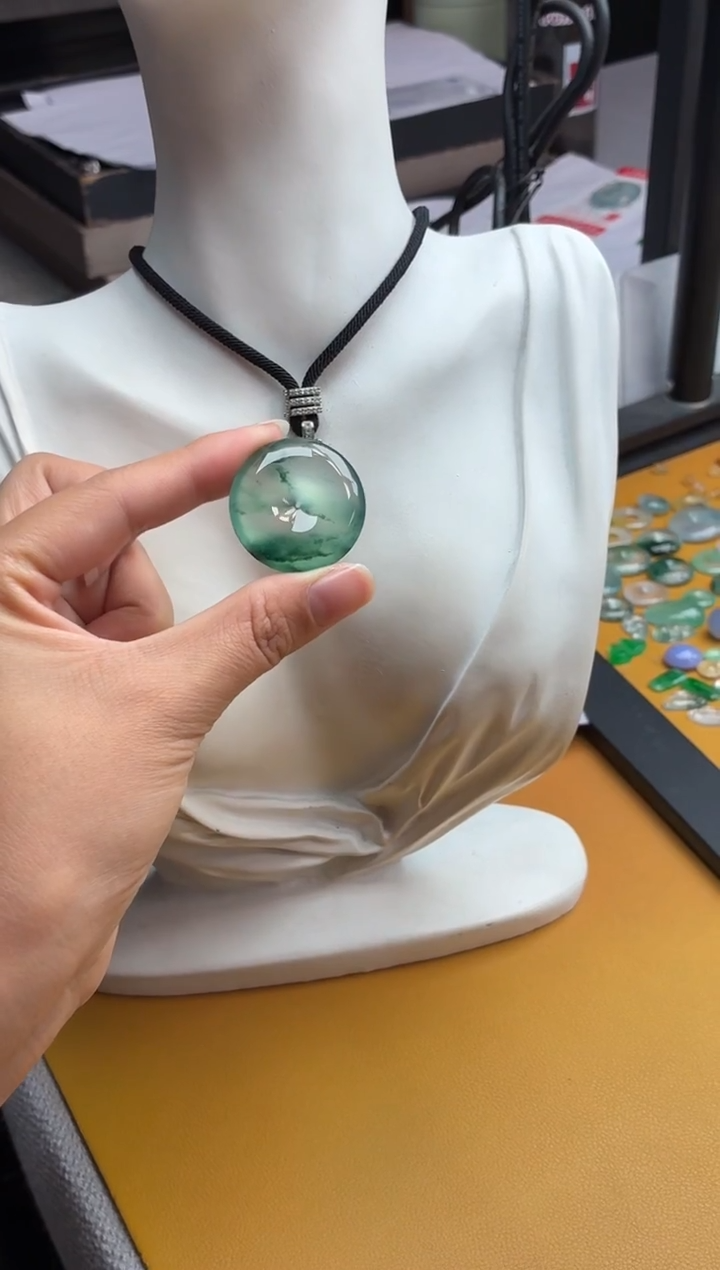 吊坠(不含链)未镶嵌翡翠16 平安扣 29.8 6.4