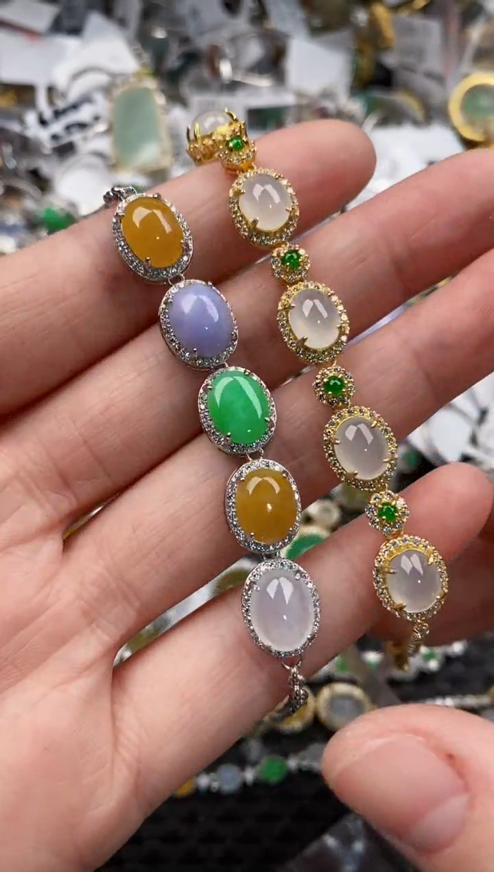 银S925镶嵌戒指翡翠222                7