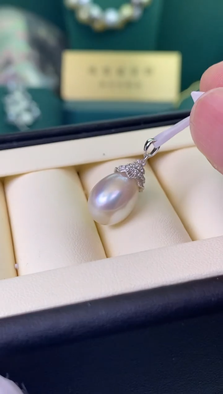 【闪购商品】海水珍珠颈饰银S925镶嵌1