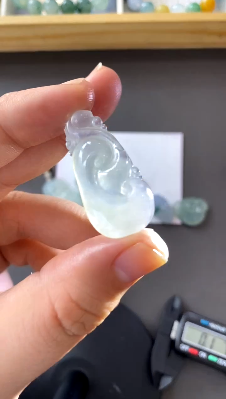 【闪购商品】定制翡翠未镶嵌如意