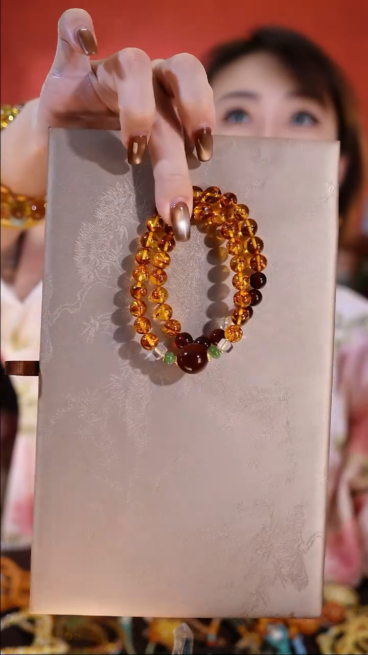未镶嵌琥珀手链手串