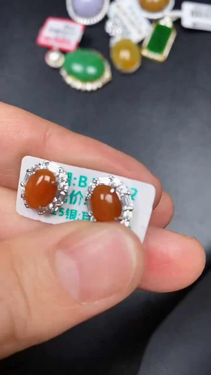 银S925镶嵌戒指翡翠1910