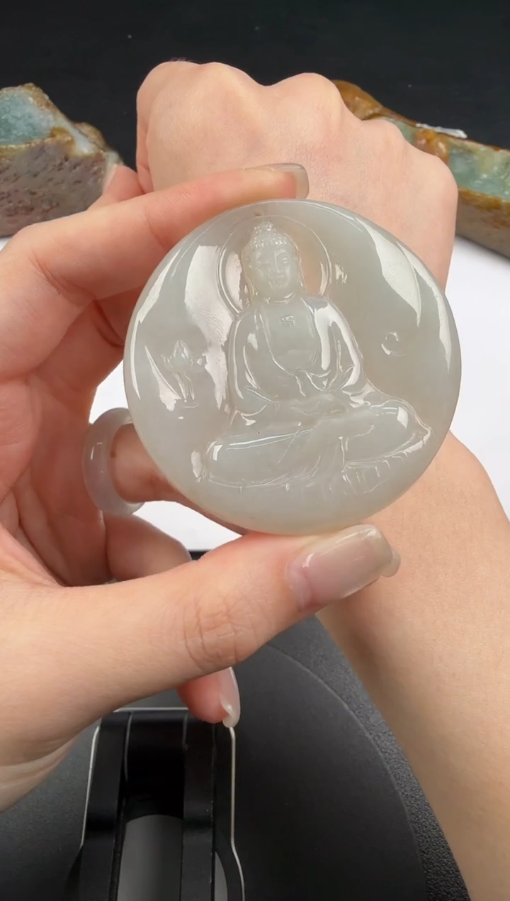 吊坠(不含链)未镶嵌翡翠翡翠饰品-86