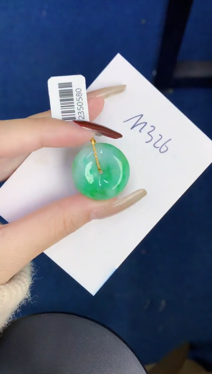 【闪购商品】翡翠颈饰18K金镶嵌00000000000