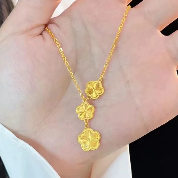 周少福 南非矿石l金【幸运四叶草】DIY饰品