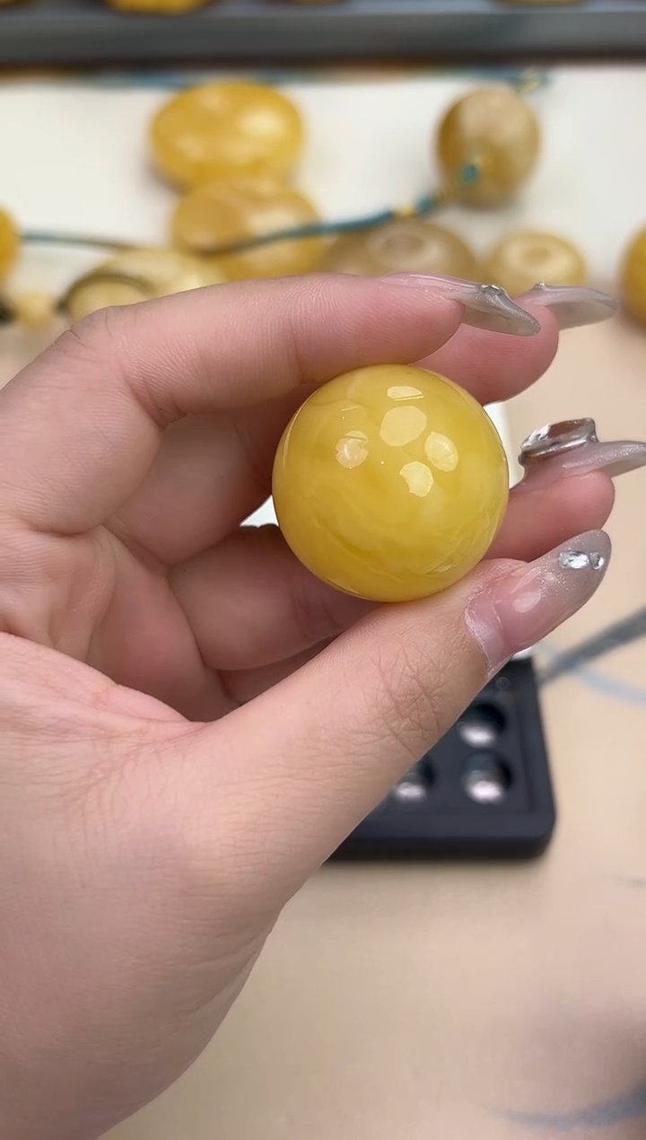 裸石琥珀未镶嵌琥珀蜜蜡吊坠