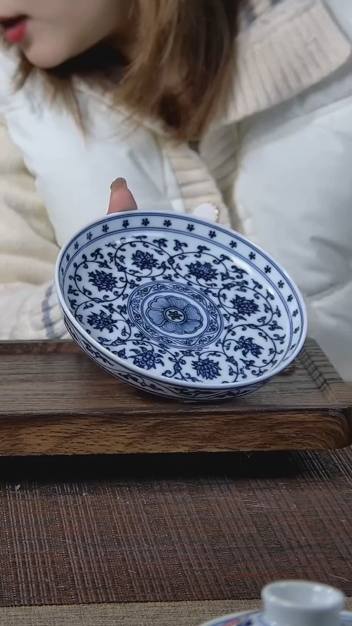 【闪购商品】折葵非器手工手绘缠枝壶承福利款