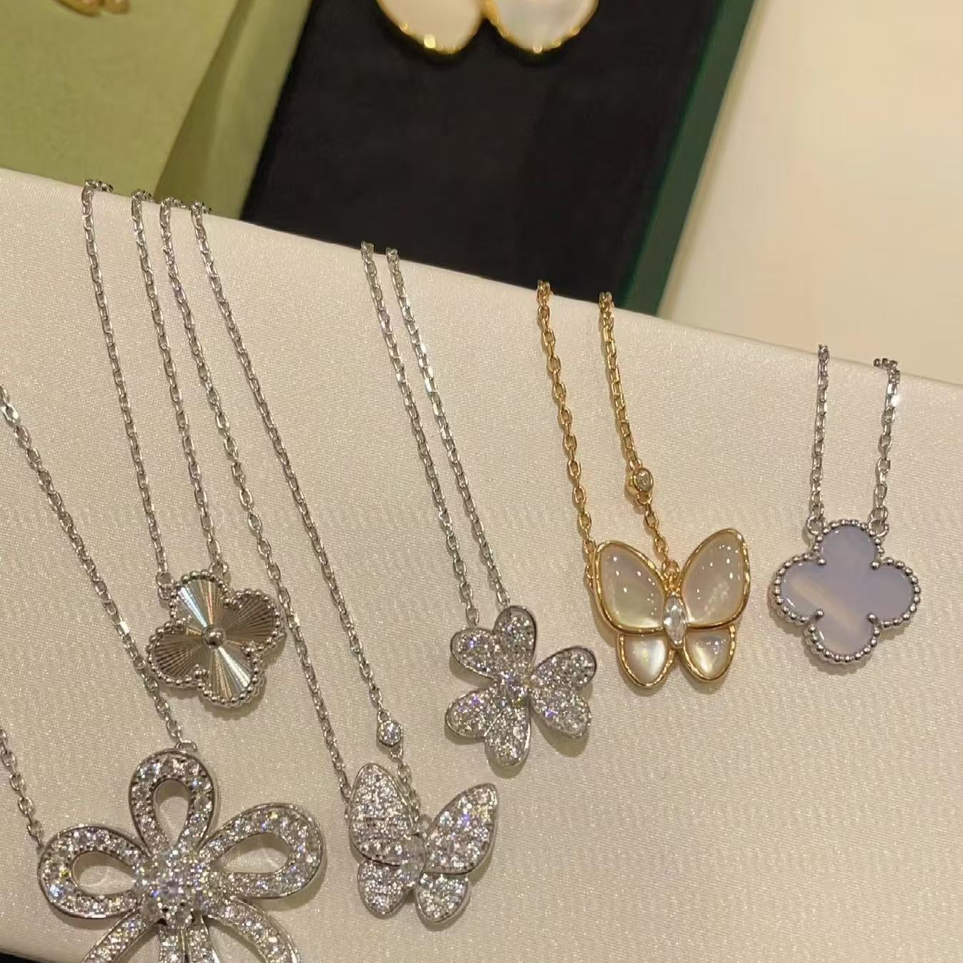 项链 #沐南专享#003 百搭项链环环相扣项链简约精致满钻项链