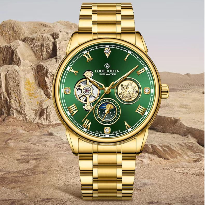 【待销毁】 金麒麟系列 奢华男士机械腕表zw