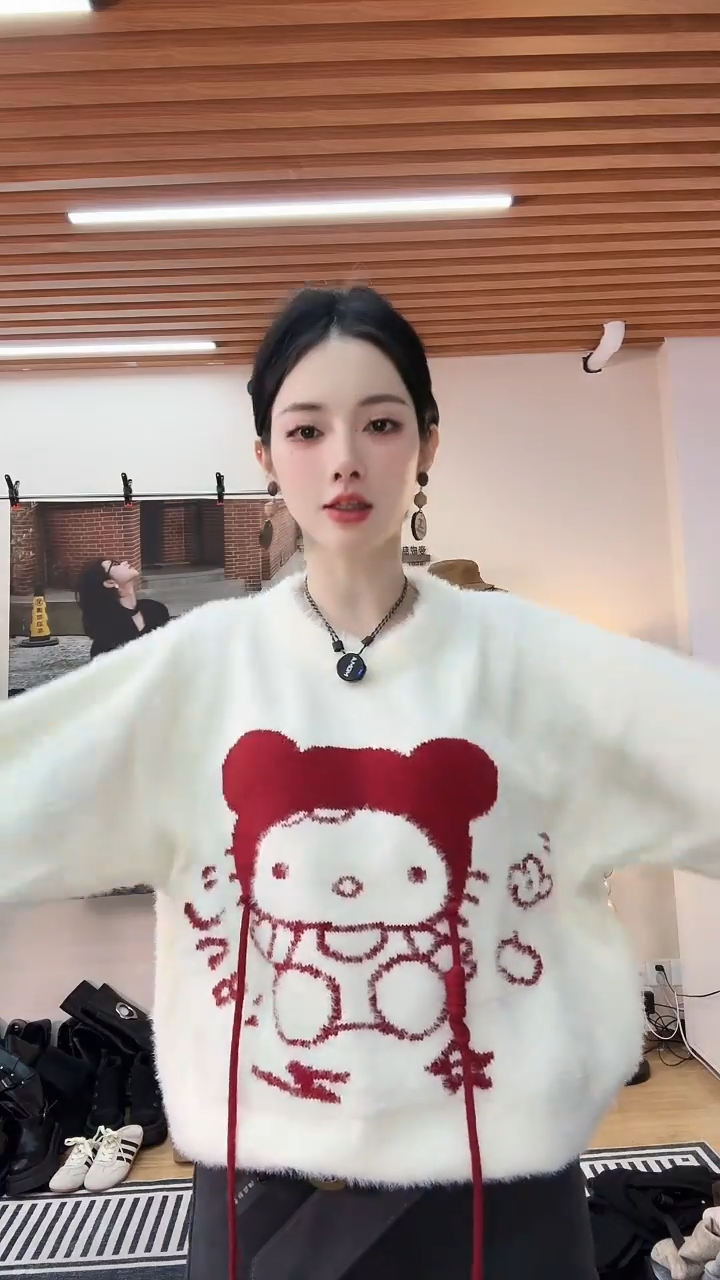 2026变成岛屿新年过年福利款毛衣