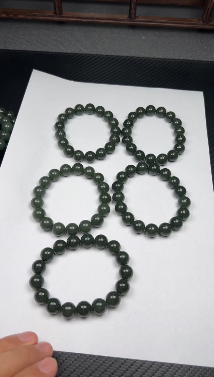 未镶嵌手串和田玉叶城微色差卡12多样性发货拍一发一