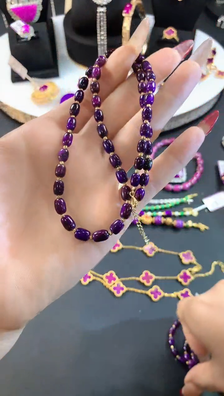 【闪购商品】苏纪石（舒俱来）.18K金镶嵌舒俱来项链