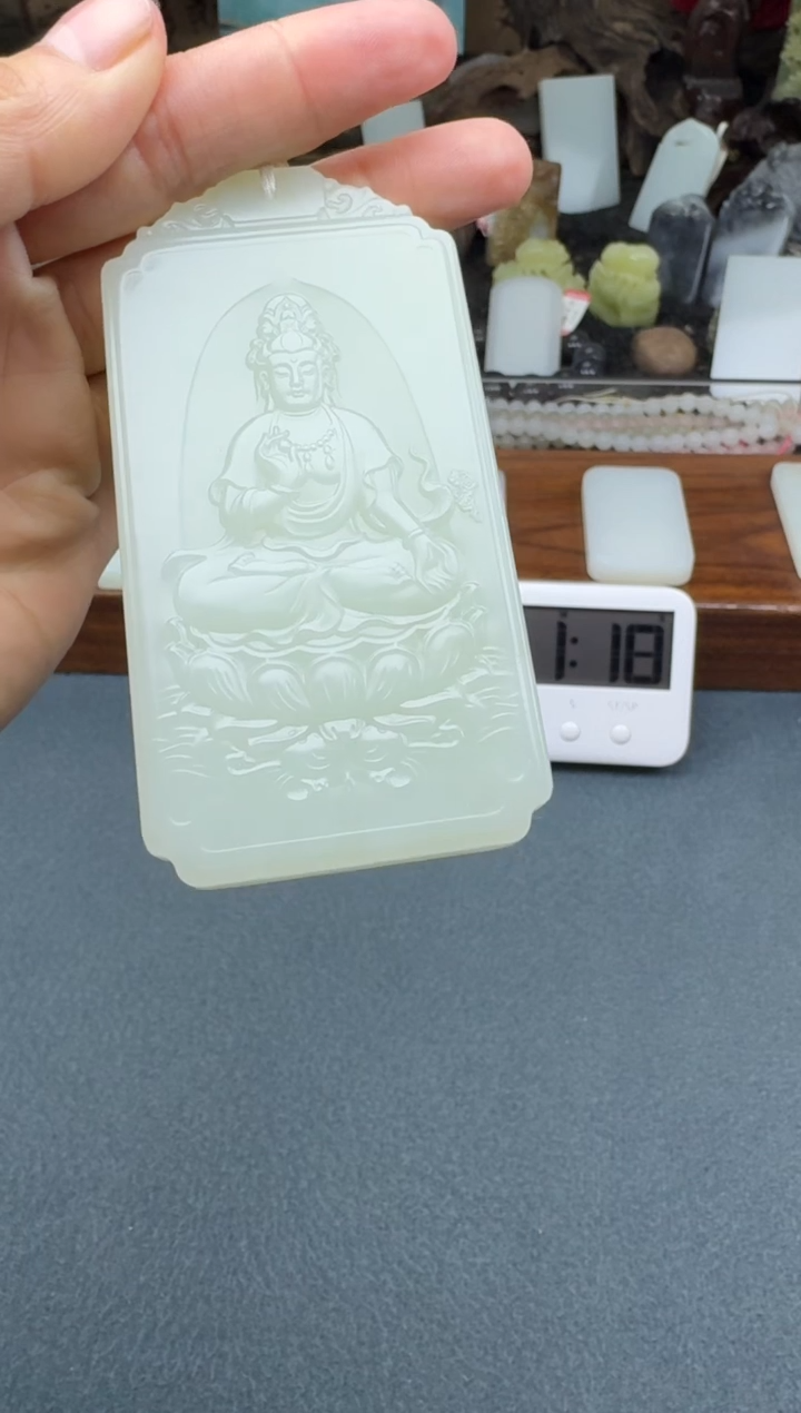 【闪购商品】和田玉颈饰未镶嵌开心