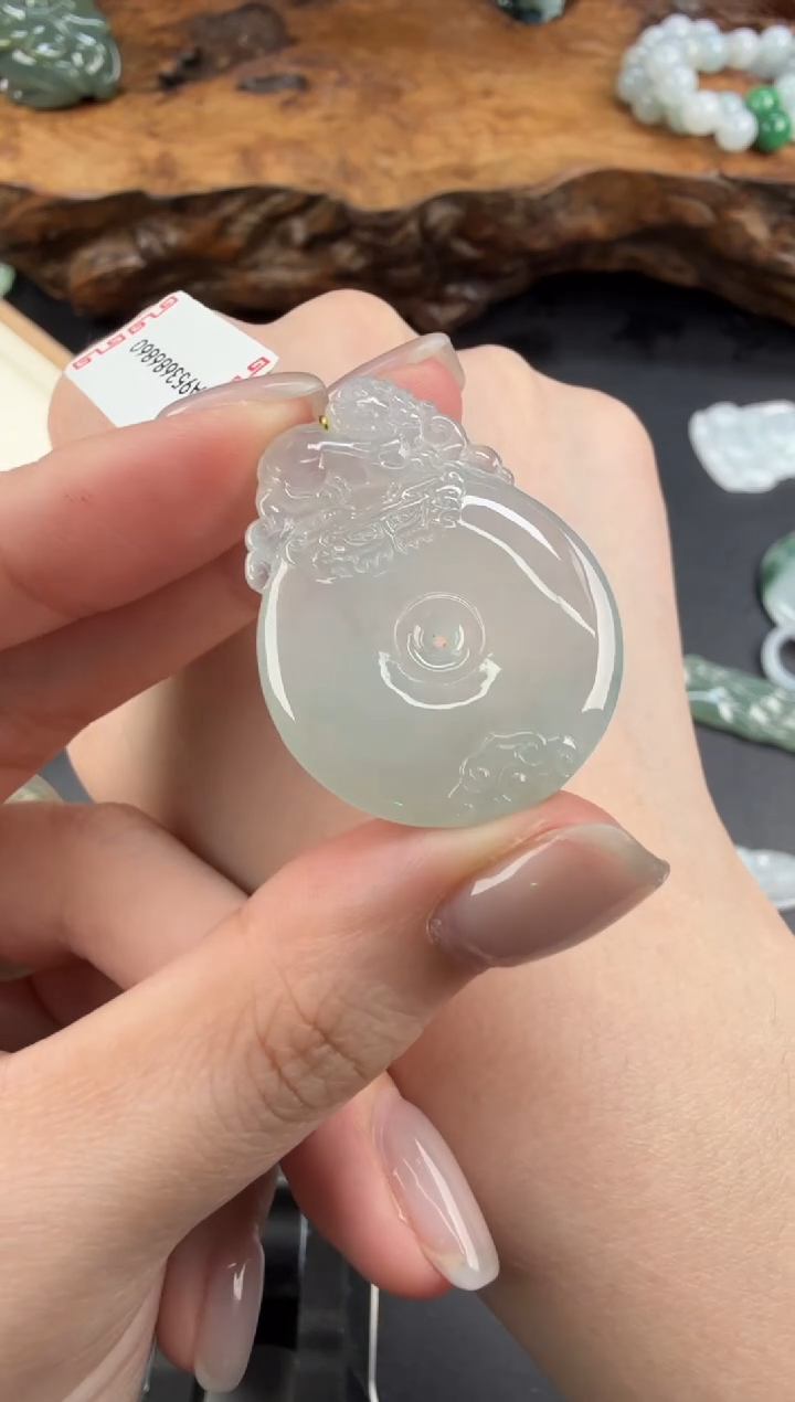 吊坠(不含链)未镶嵌翡翠翡翠饰品-181