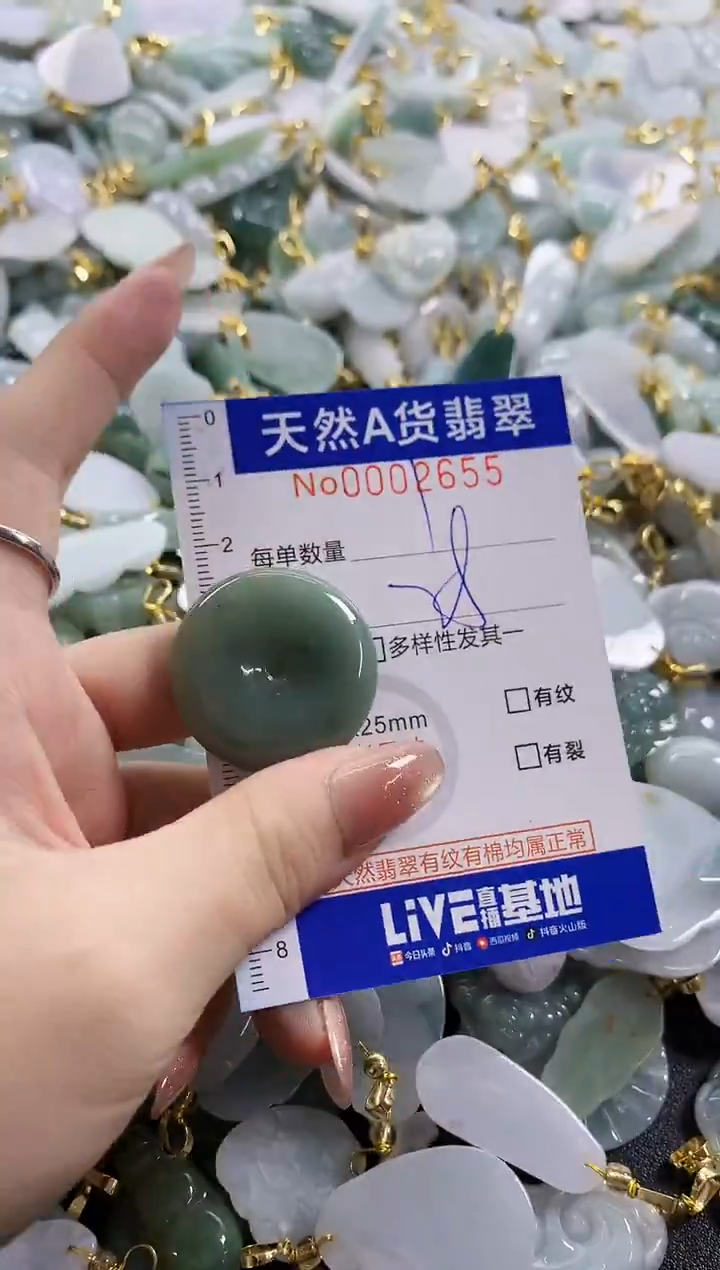 颈饰未镶嵌翡翠天然A货翡翠