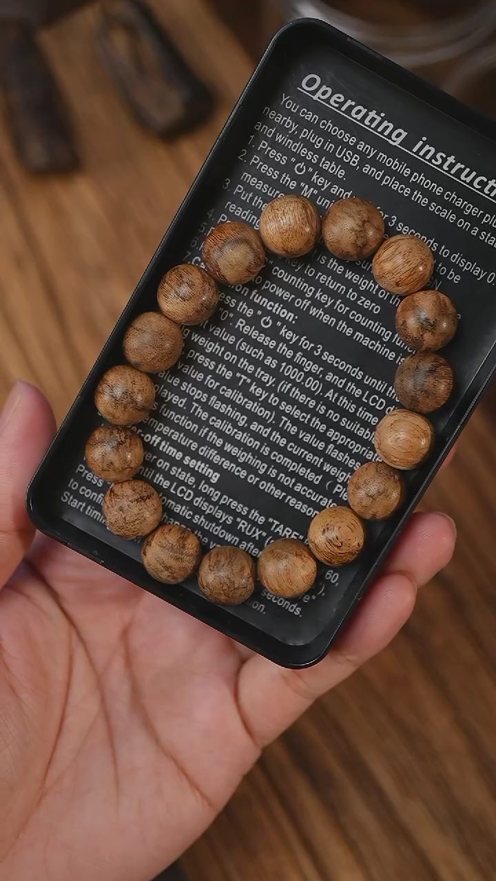 【闪购商品】沉香手串越南芽庄虎纹沉香1.3/14克多