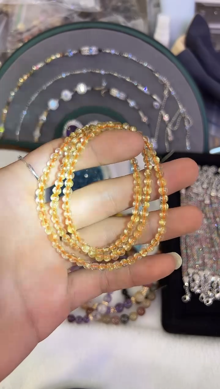 水晶手串未镶嵌水晶手串 多圈 多样性发一