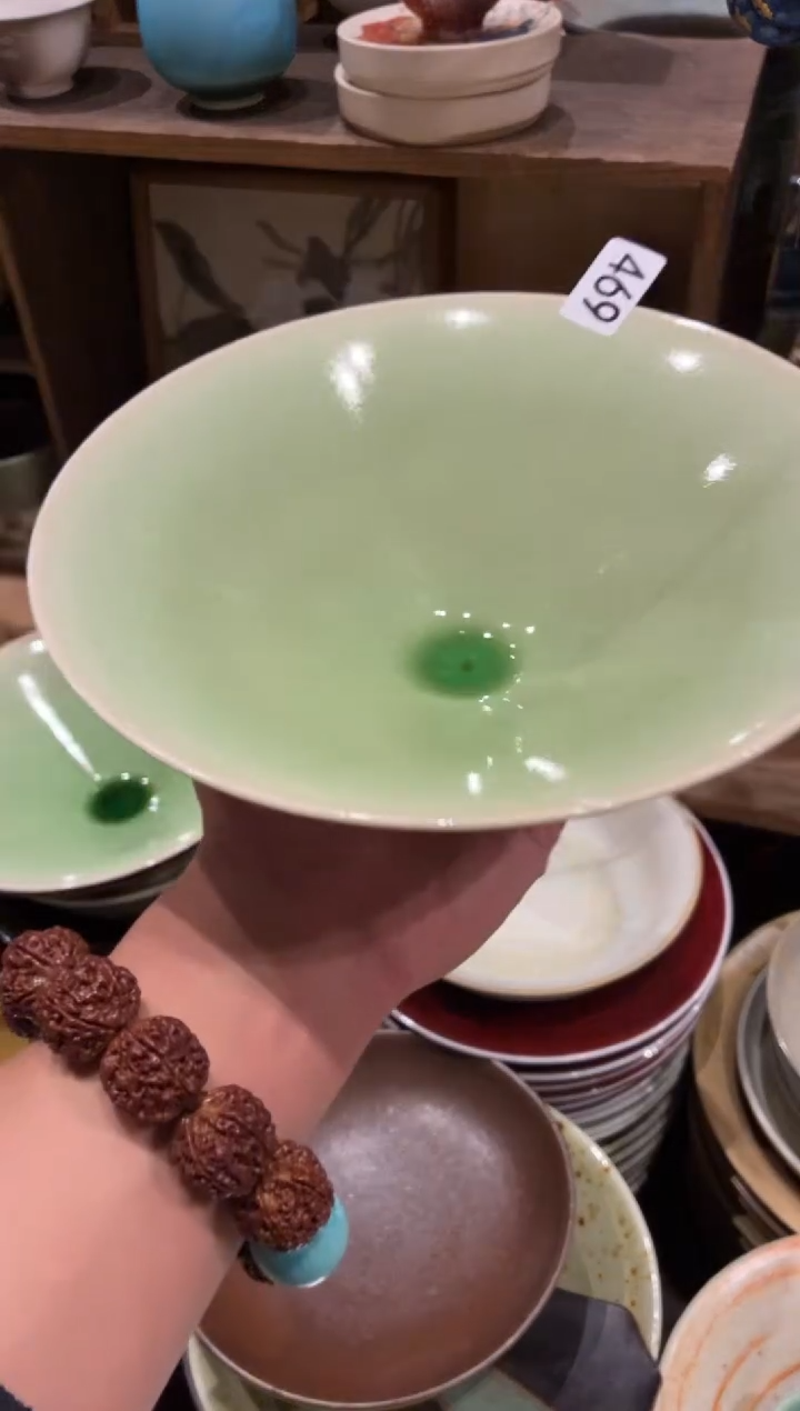 瓷片煎***?469微瑕滤芯斗笠碗1个