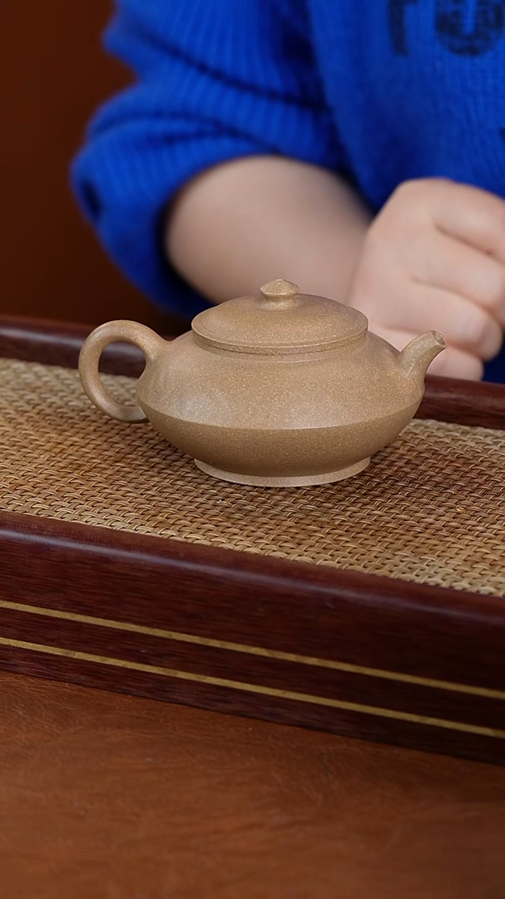 【闪购商品】紫砂茶壶胡思中本绿合欢壶