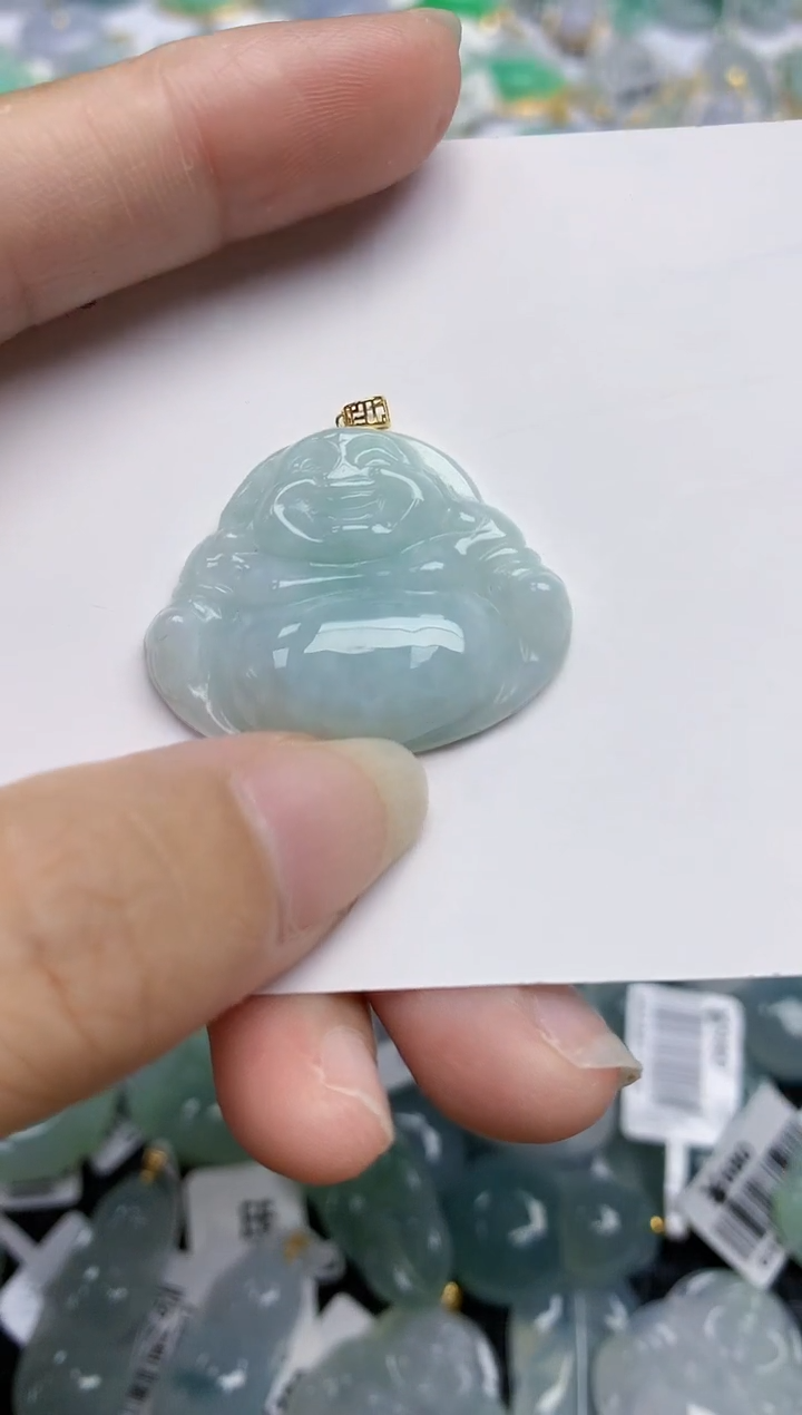 翡翠未镶嵌颈饰天然翡翠A货