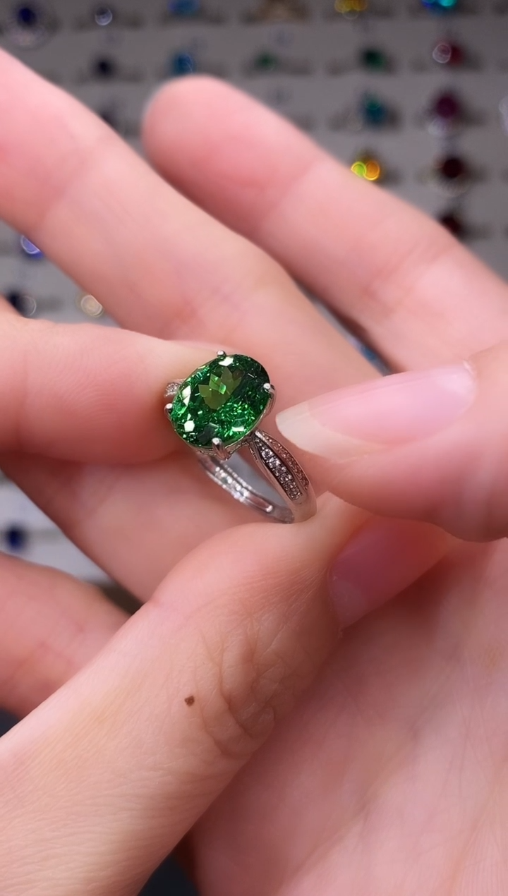 5克拉碧玺（处理）欧美风戒指